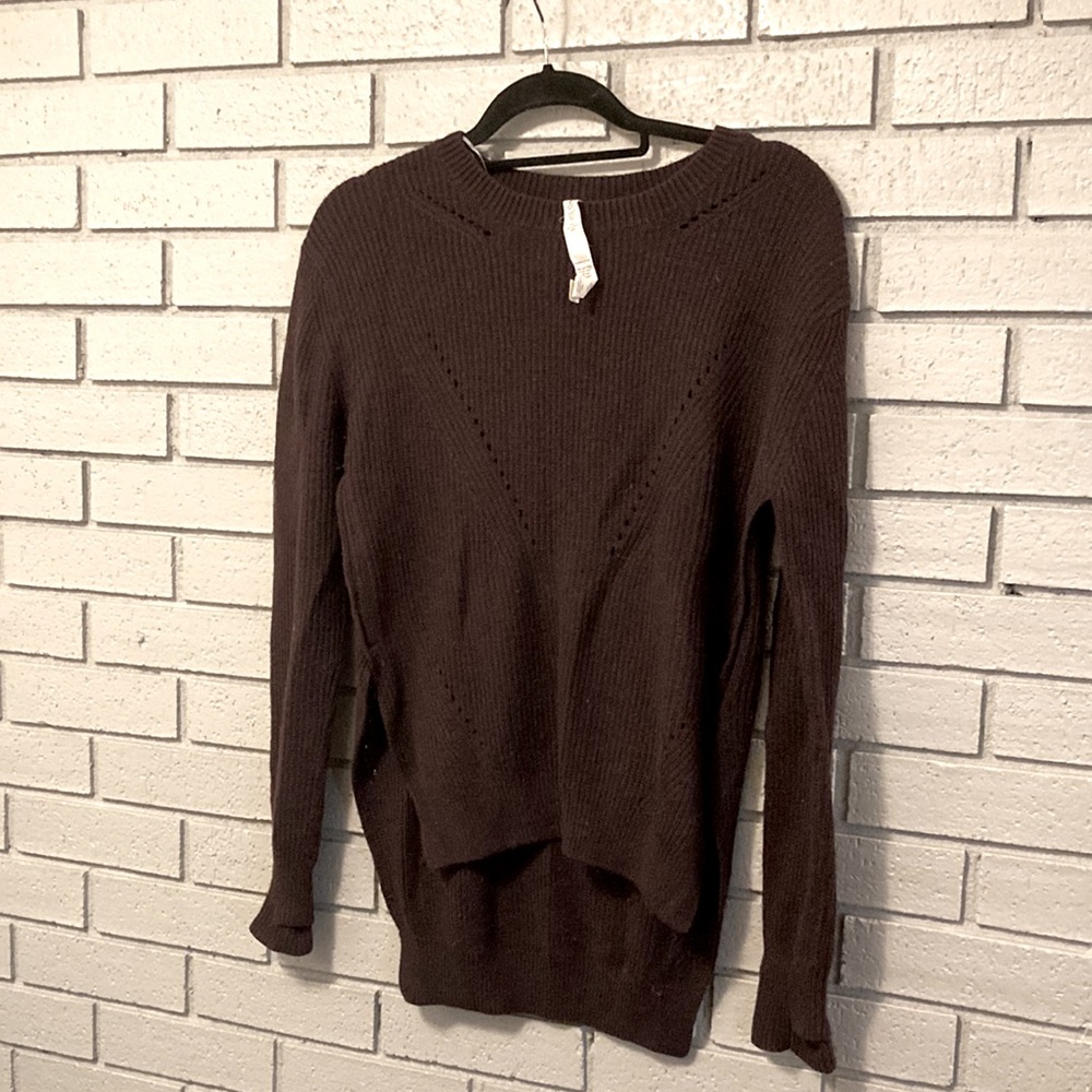 Lululemon hi low wool sweater